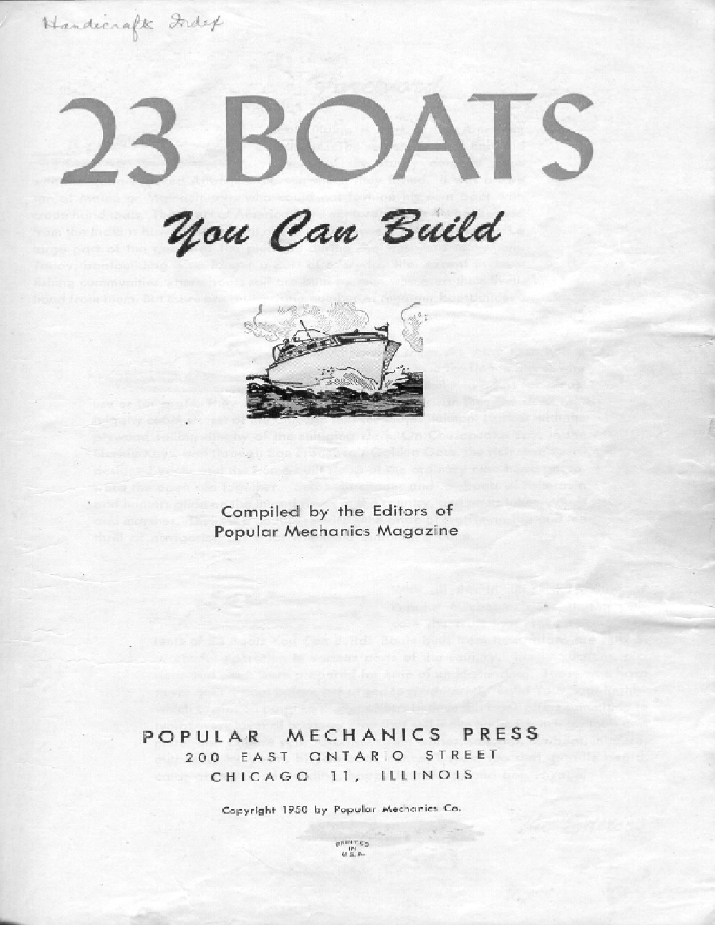 23 BOATS You Can Build 1950  23船艇你能建立 190页