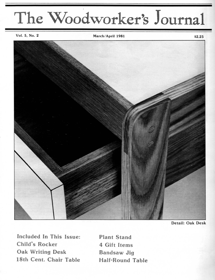 woodworker journal 1981 2