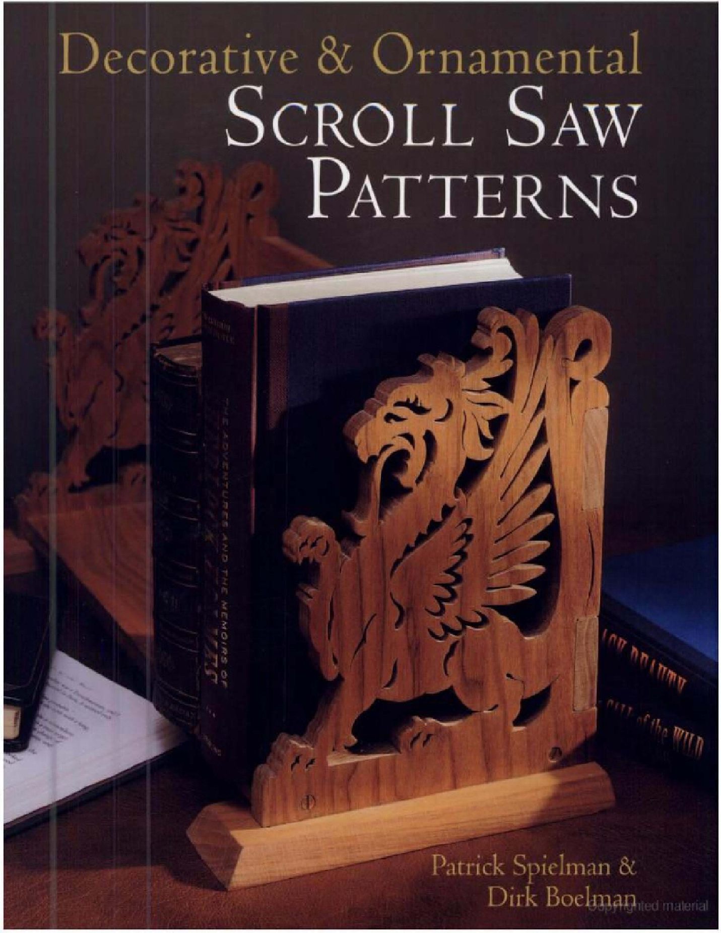 Decorative   Ornamental Scroll Saw Patterns (Woodworking) 111页