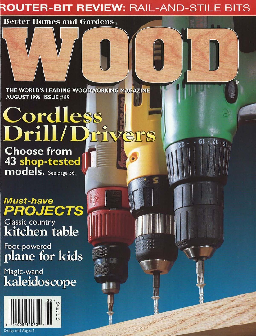 Wood magazine 89 1996