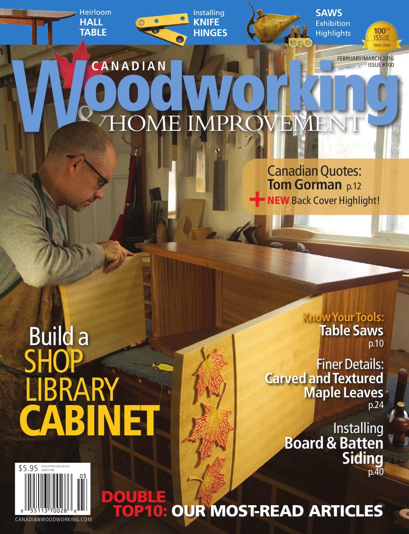 canadian woodworking 100