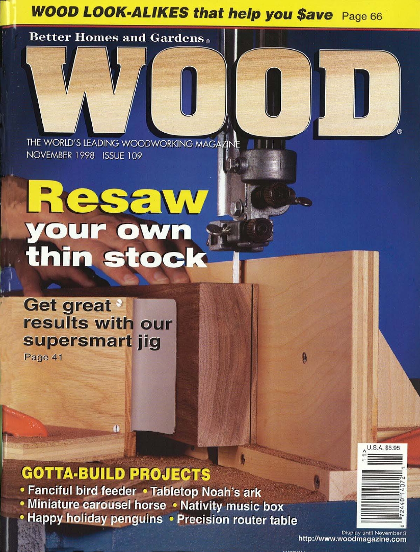 Wood magazine 109 1998