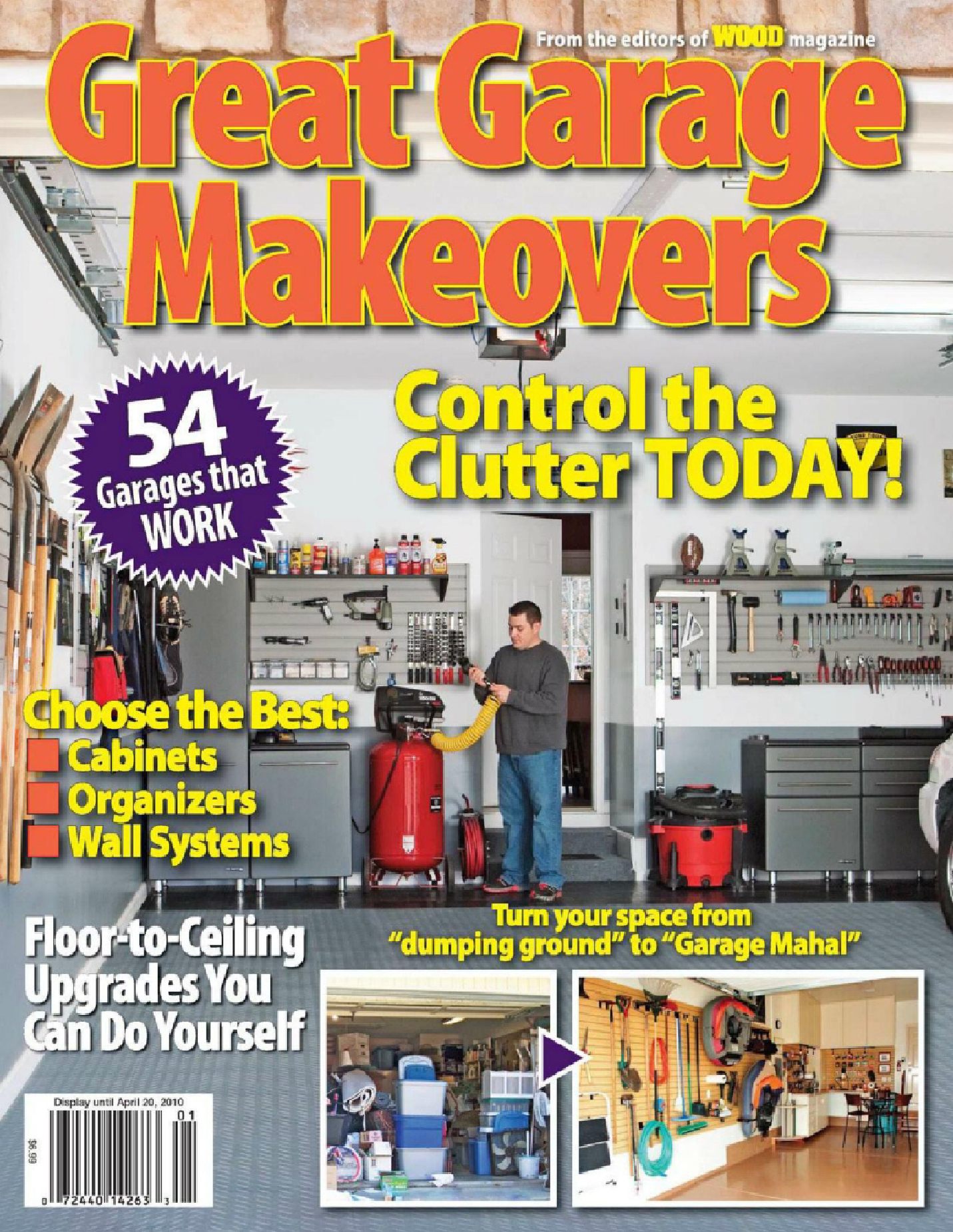 Wood Magazine Special Publications Great Garage Makeovers 2010 大車庫變身2010  木業雜誌刊物 132页