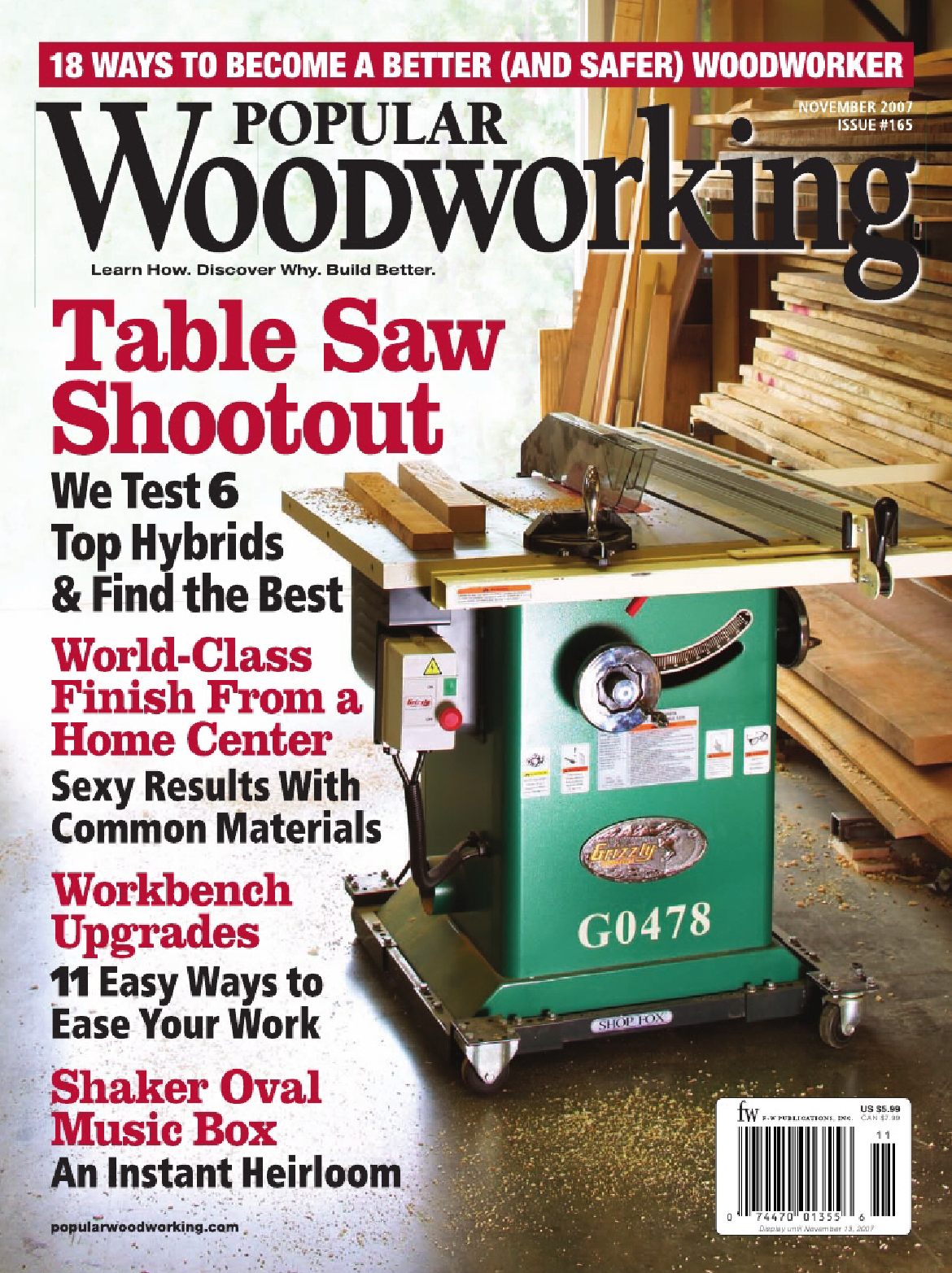 Popular woodworking 165