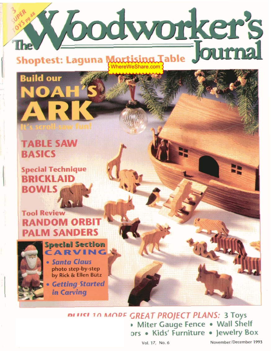 woodworker journal 1993 6