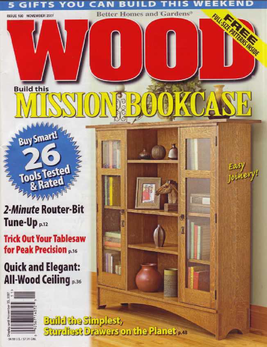 Wood magazine 180 2007