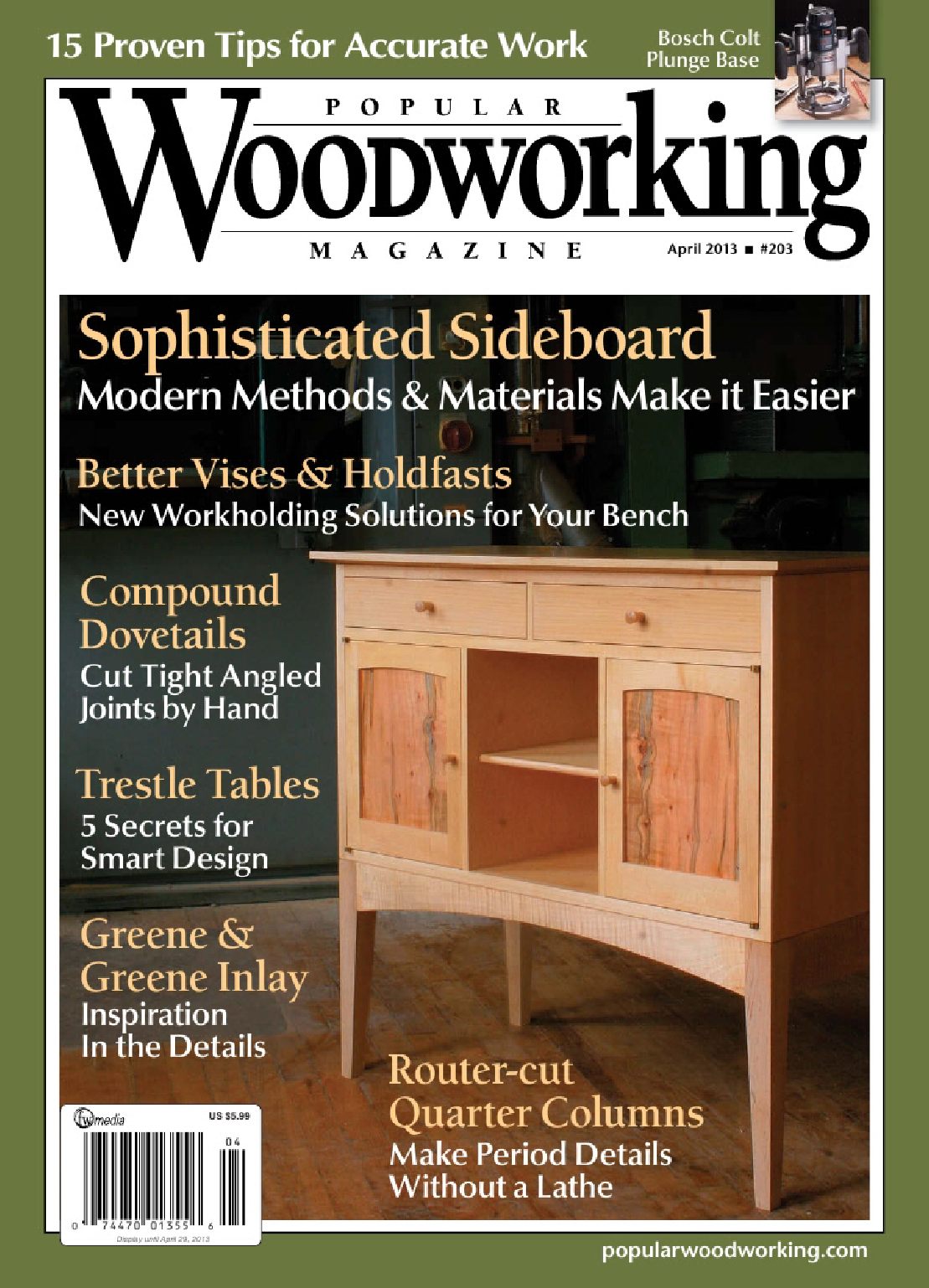 Popular woodworking 203