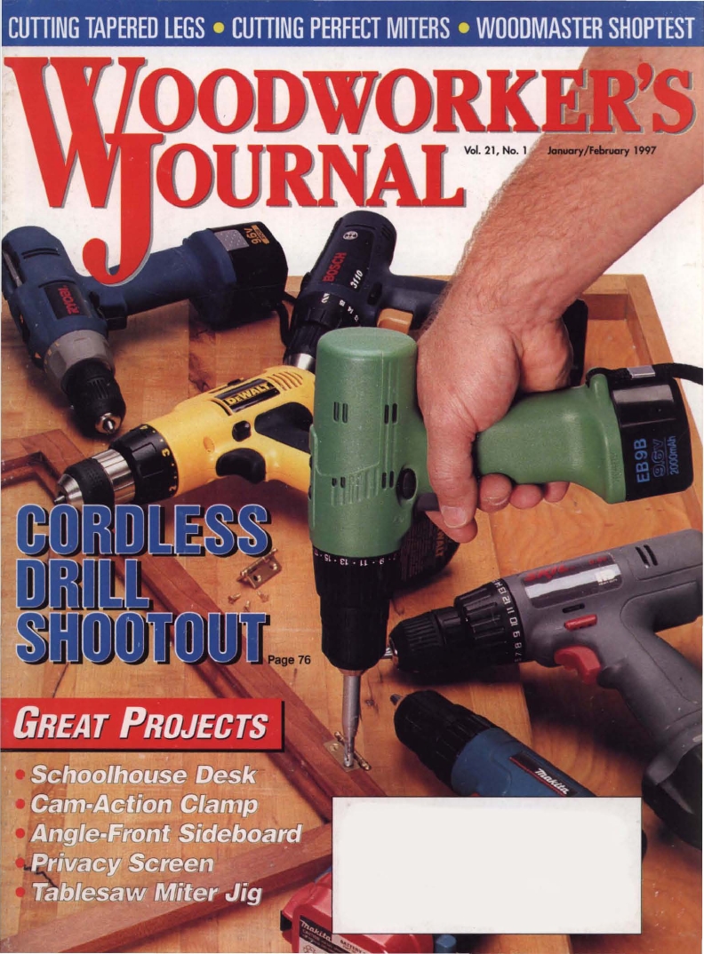 woodworker journal 1997 1