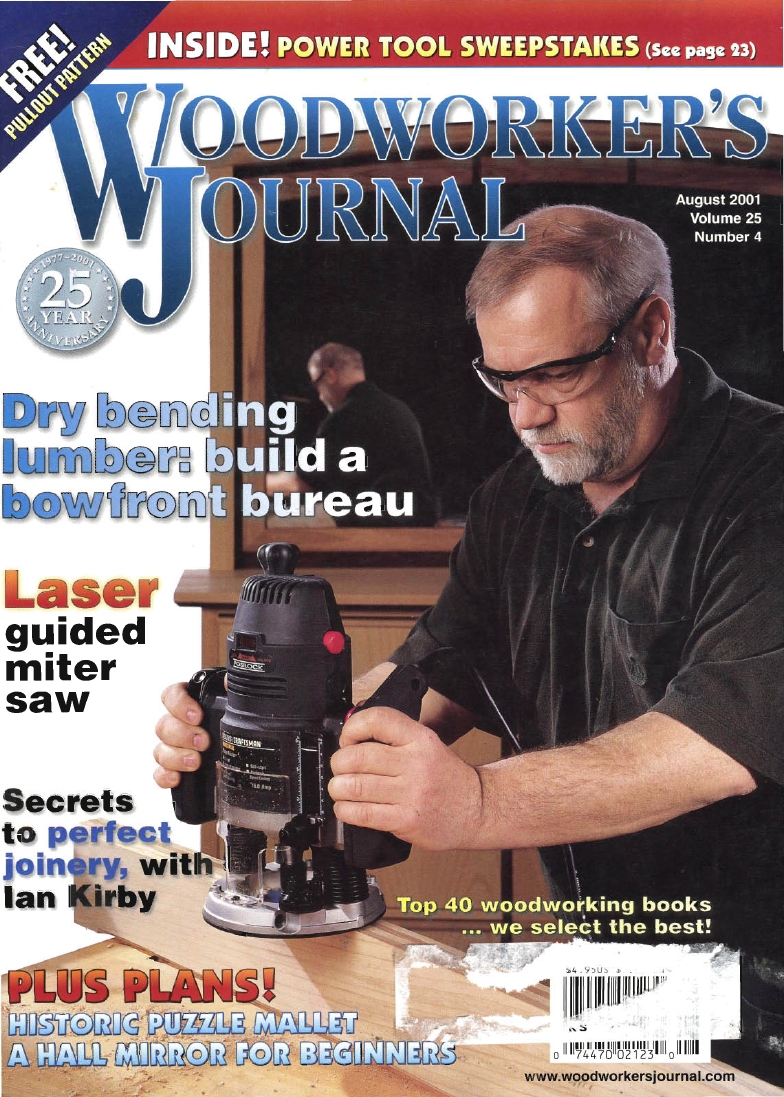 woodworker journal 2001 4