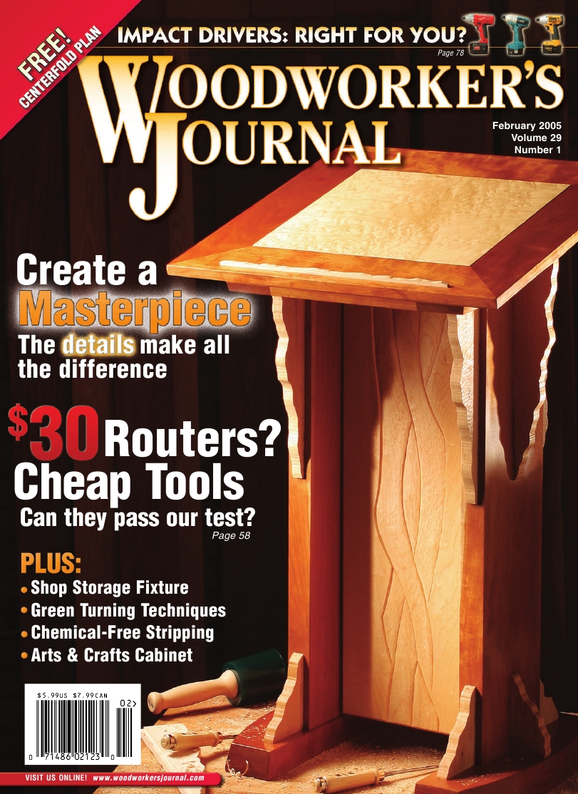 woodworker journal 2005 1