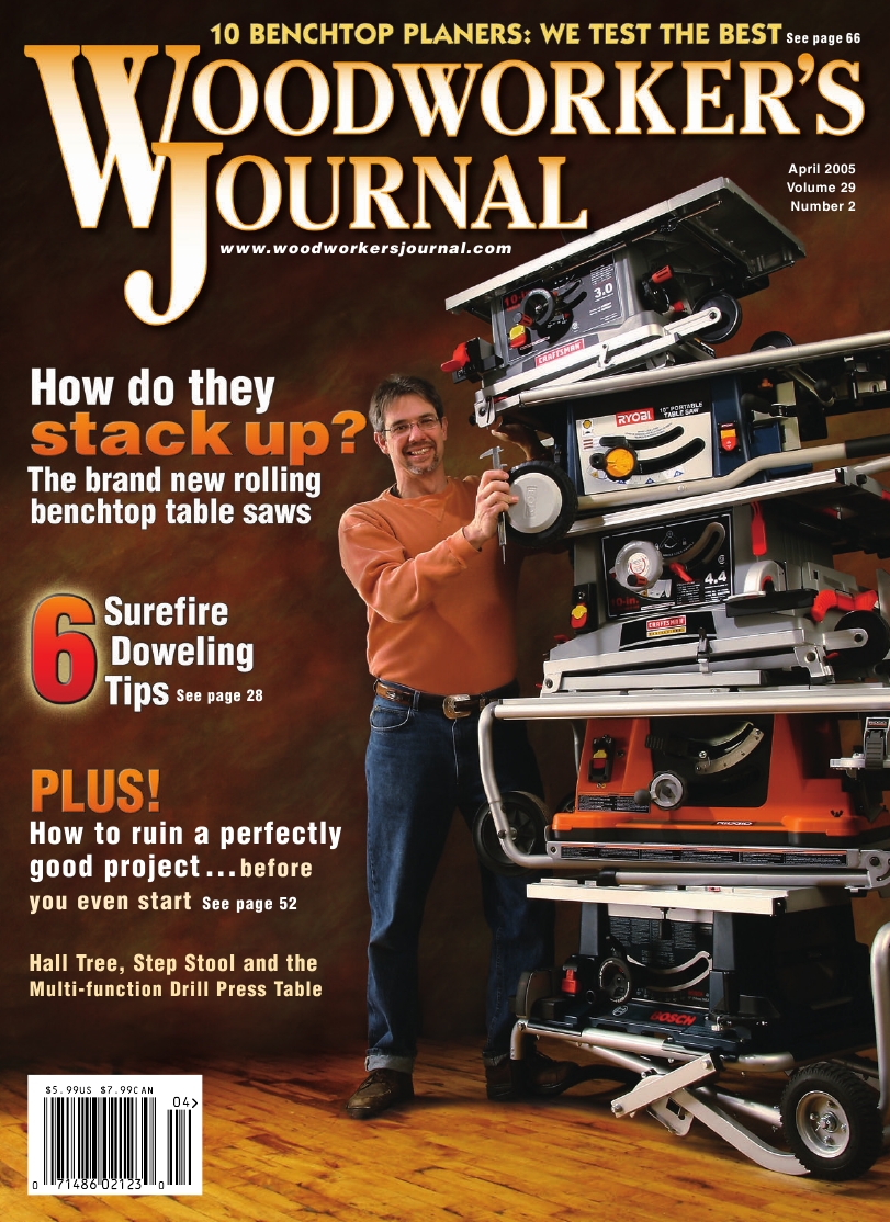 woodworker journal 2005 2