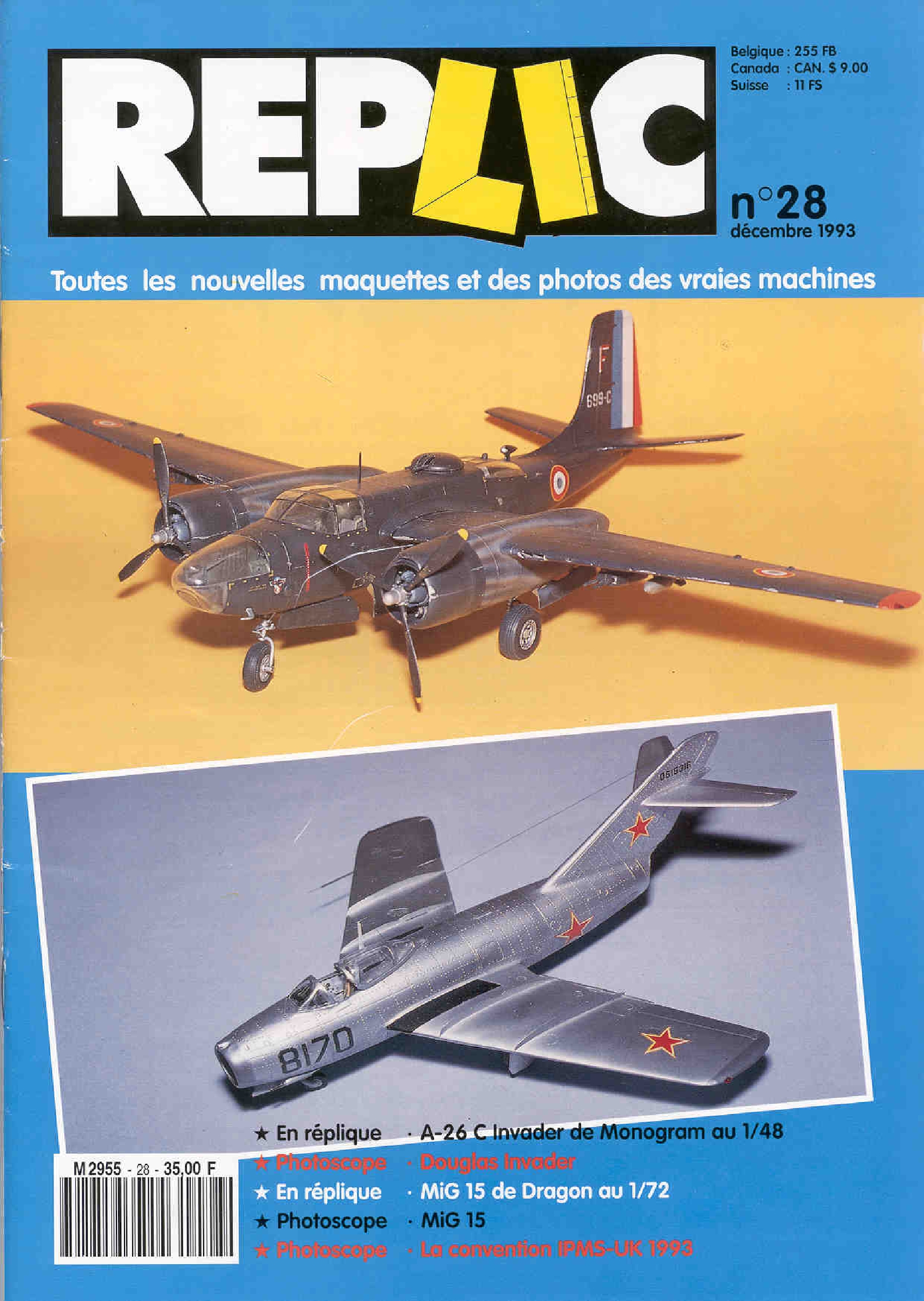 Replic 028 – Douglas A-26C Invader, MiG-15
