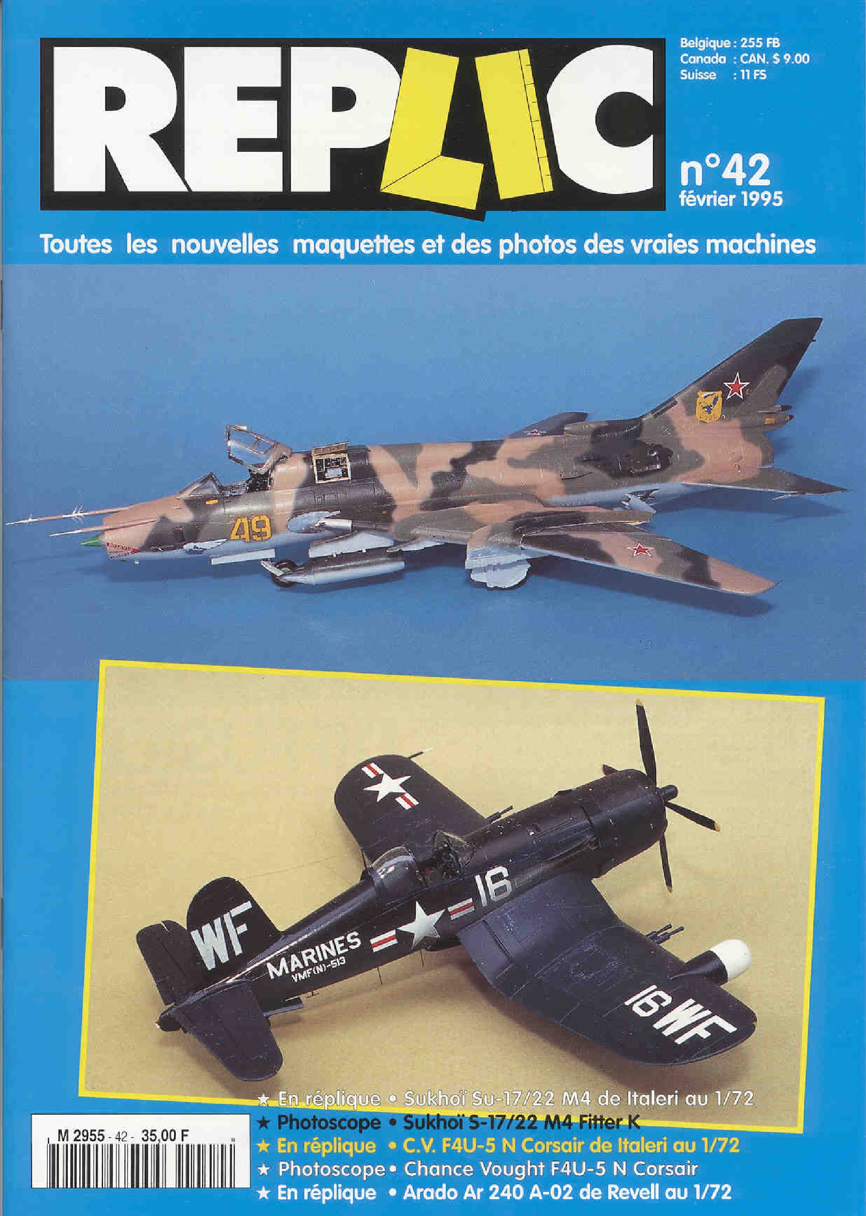 Replic 042 – Sukhoi Su-17-22, F-4U-5N Corsair, Arado Ar-240 A-02