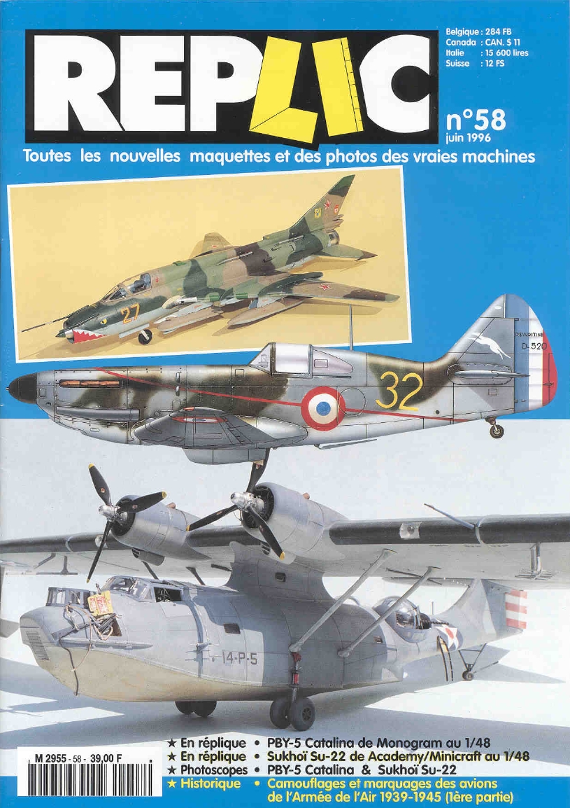 Replic 058 – PBY-5 Catalina, Sukhoi Su-22, French