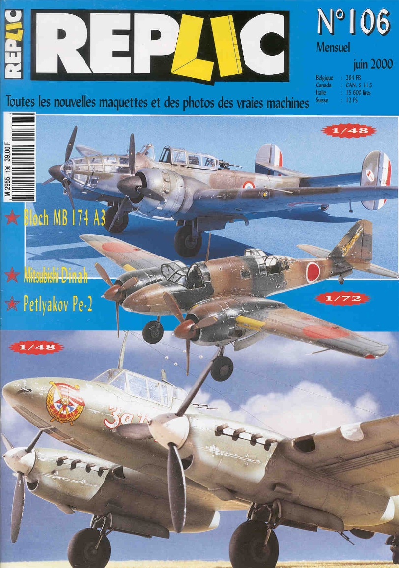 Replic 106 – Bloch MB 174, Mitsubishi Dinah, Pe-2