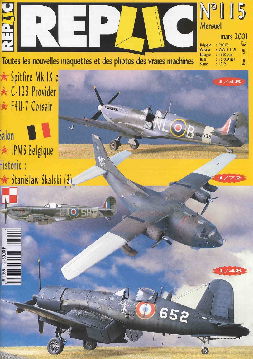 Replic 115 – Spitfire Mk IXc, C-123, F4U-7