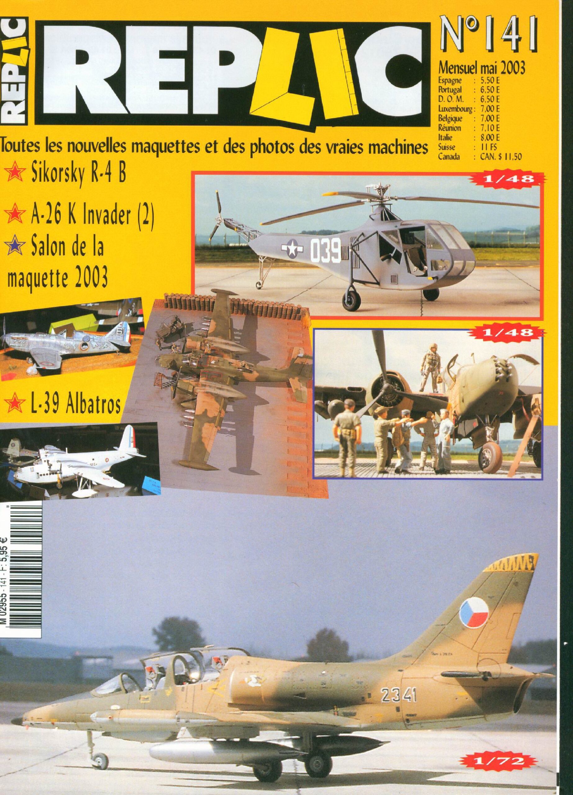 Replic 141 – Sikorsky R-4, A-26K Invader