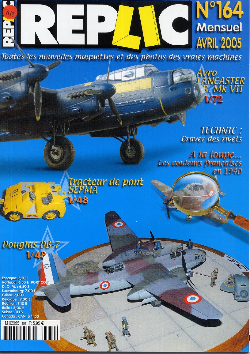 Replic 164 – Lancaster, French Colors, Boston, Rivets Technique