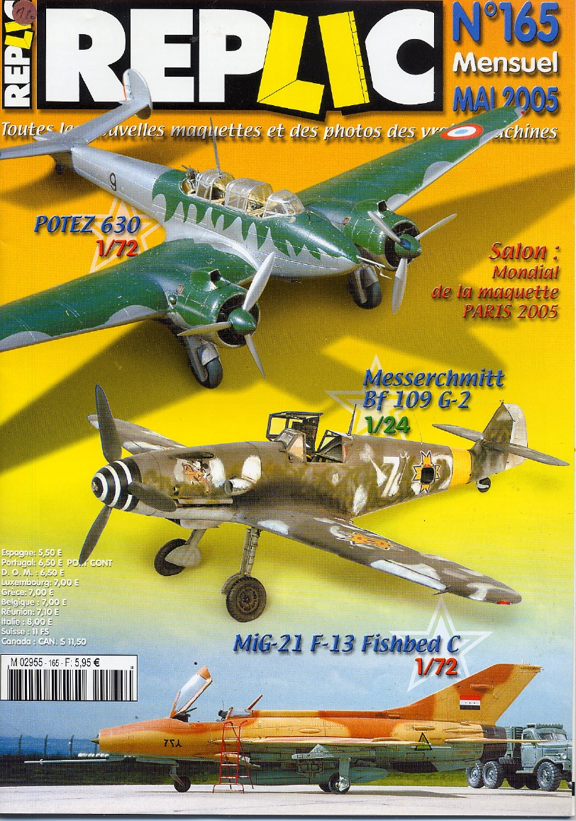Replic 165 – Potez 630, Me-109, MiG-21