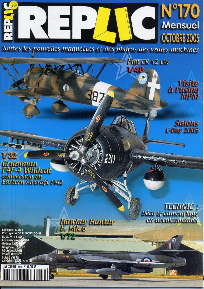 Replic 170 – CR-42, Wildcat, Hunter