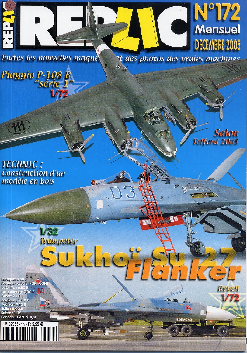 Replic 172 – Piaggio P-108 D, Su-27, Liliental