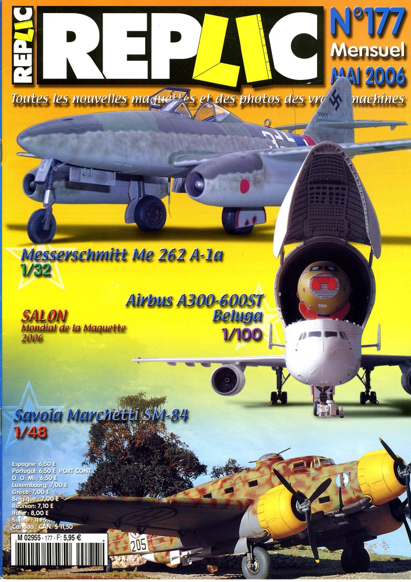 Replic 177 – SM-84, A-300-600 Beluga, Me-262