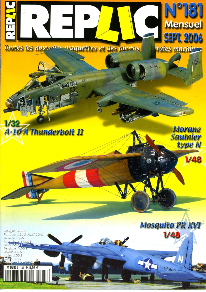 Replic 181 – A-10, Moran Saulnier type N, Mosquito