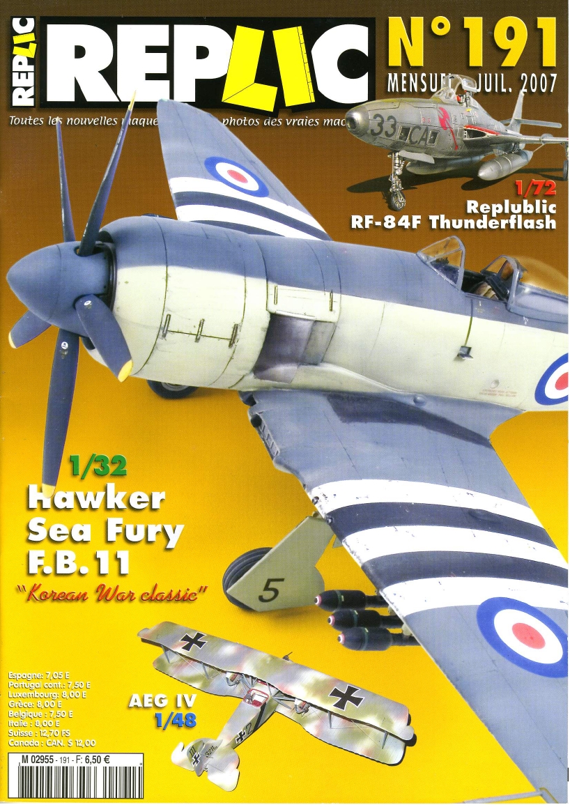 Replic 191 – AEG IV, Thunderflash, Sea Fury