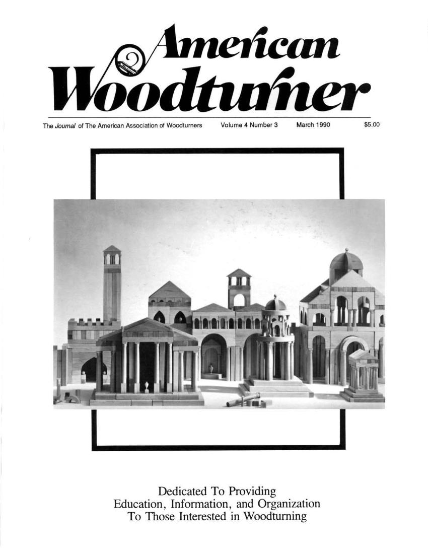 American woodturner 04-03March 1990