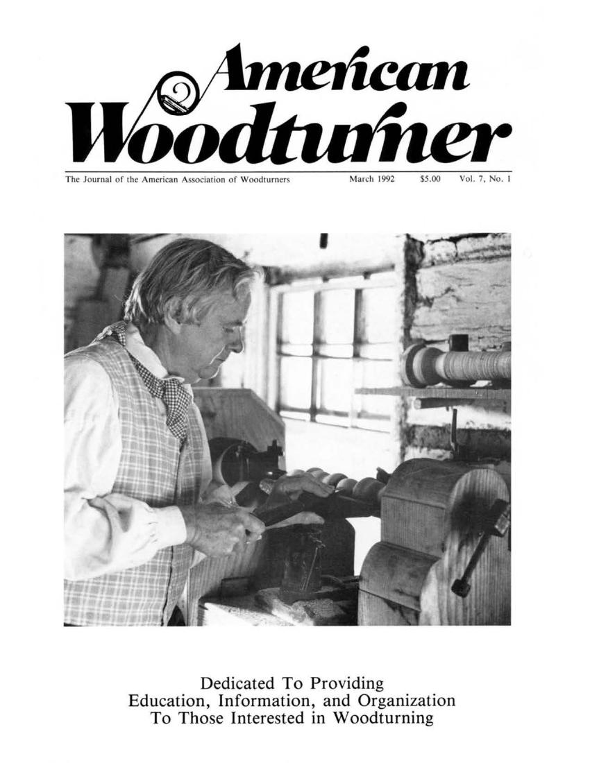 American woodturner 07-01March 1992