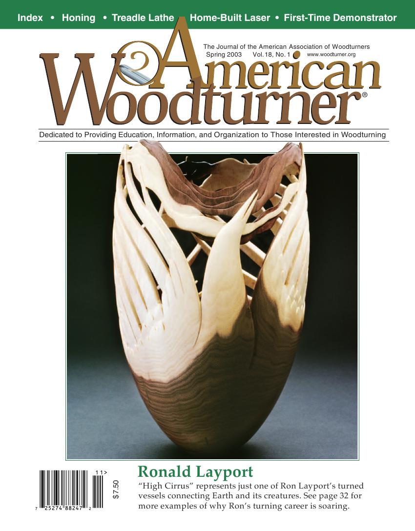 American woodturner 18-01Spring 2003