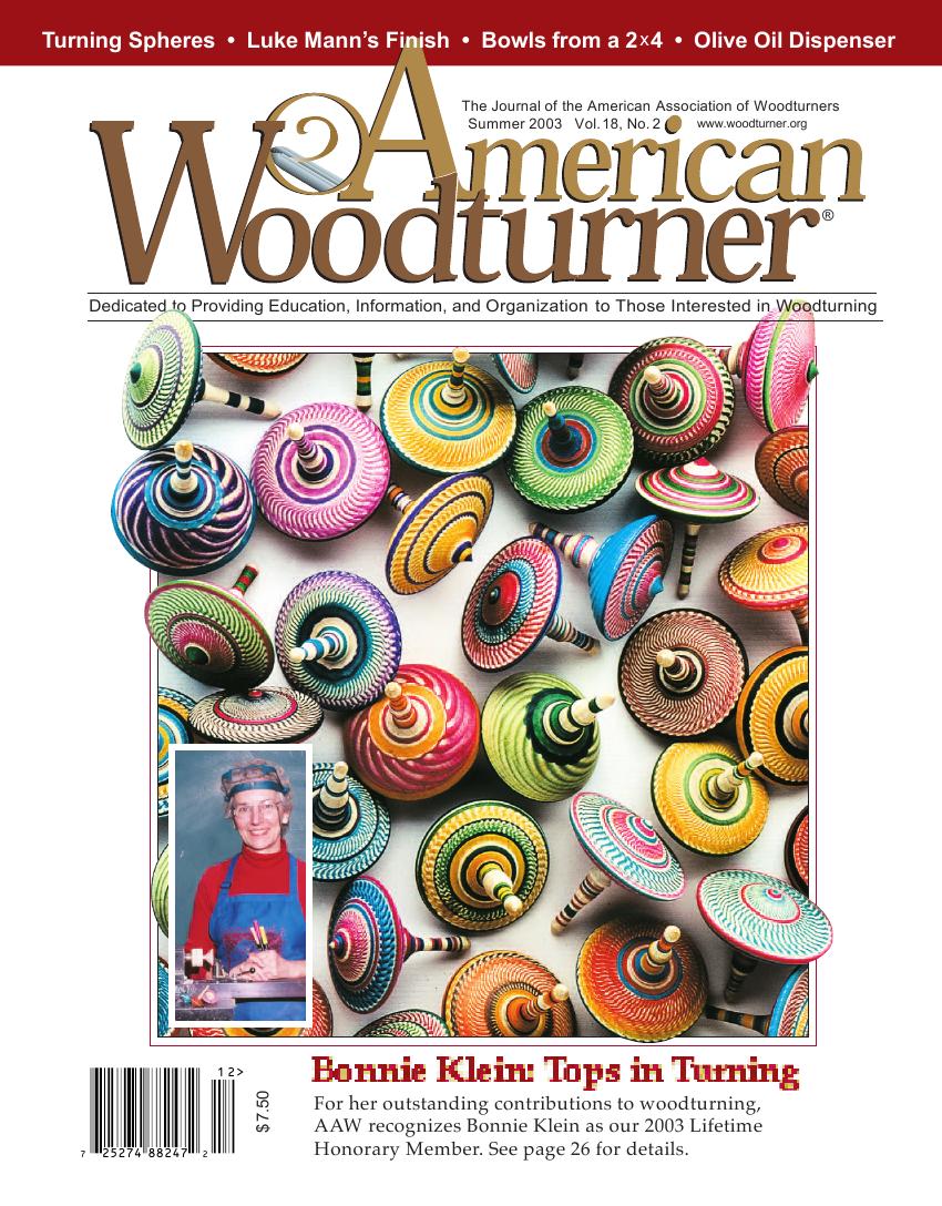 American woodturner 18-02Summer 2003