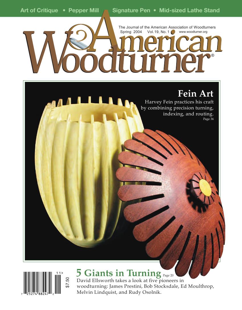 American woodturner 19-01Spring 2004