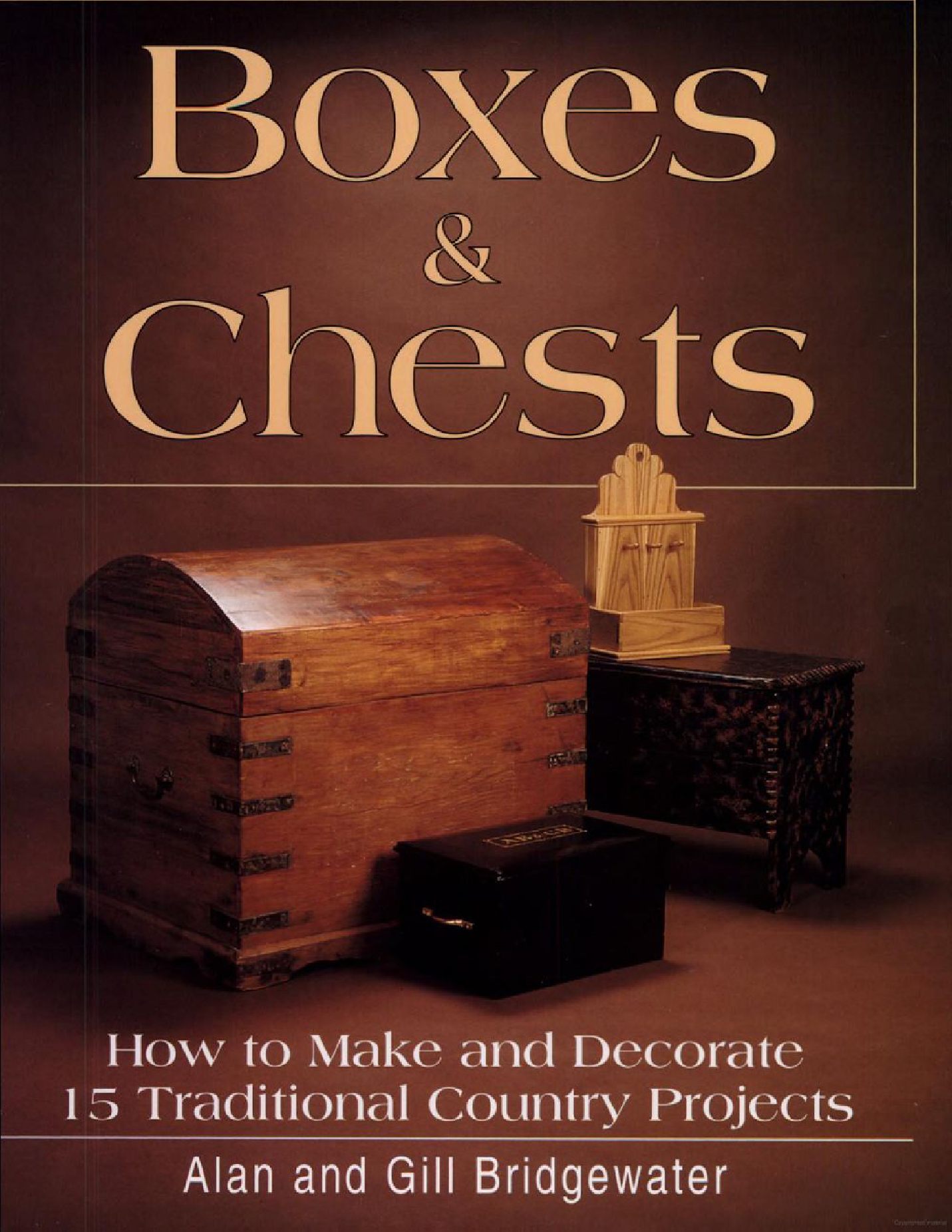 Boxes & Chests How to Make and Decorate 15 Traditional Country Projects_盒类及柜：如何製作和装饰15个传统的国家项目 142页