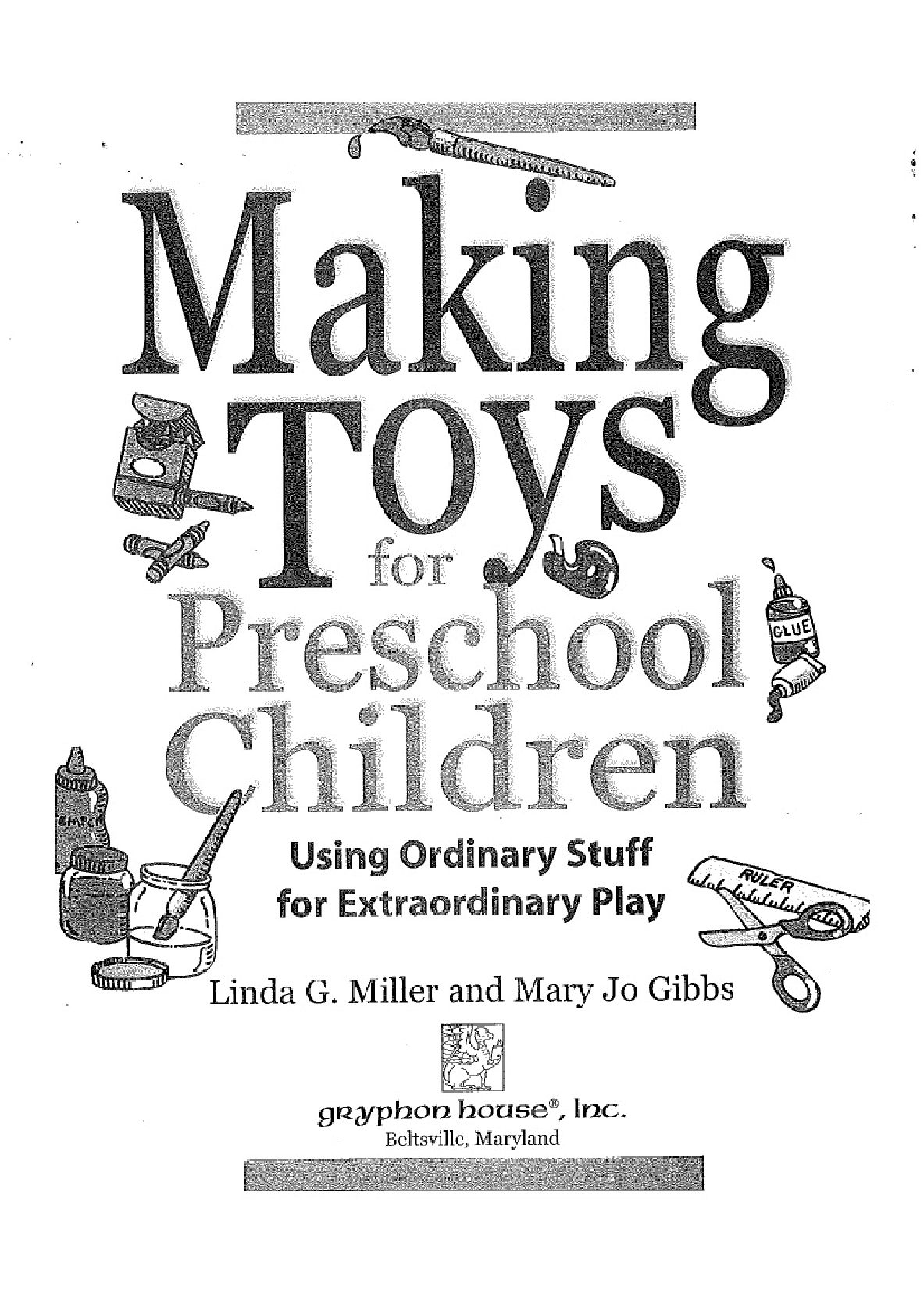 Making Toys for Preschool Children 2002 剪纸玩具 170页