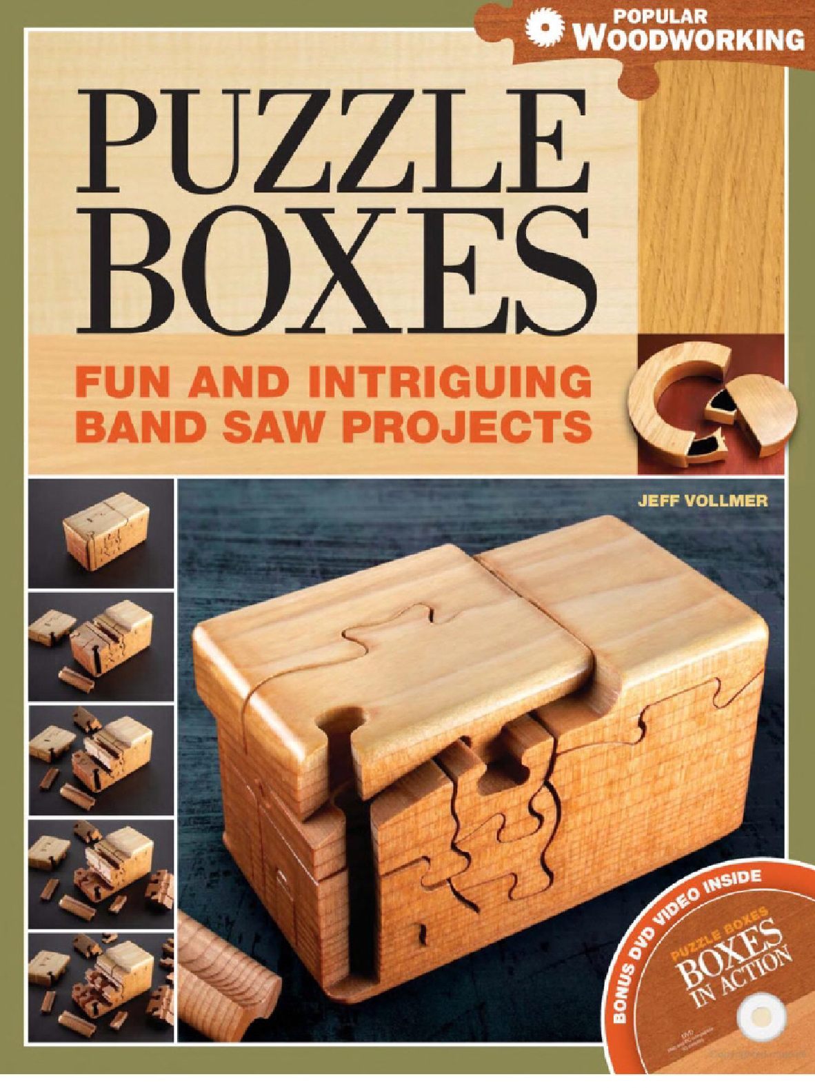 Puzzle Boxes- Fun and Intriguing Bandsaw Projects_益智盒：有趣和迷人的带锯床项目（热门木工） 143页