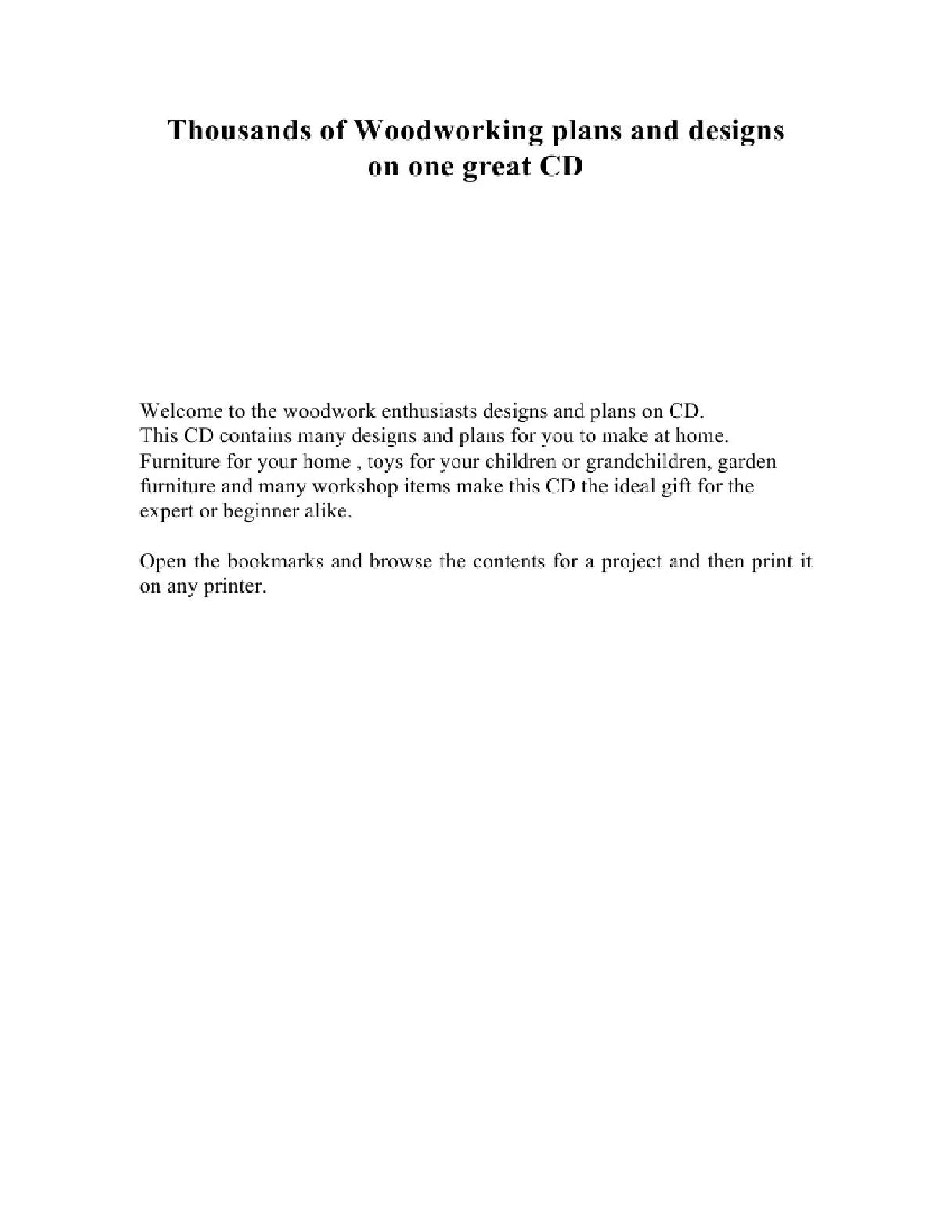 Woodwork Plans 1600+  1684页